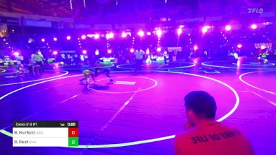 54 lbs Consi Of 8 #1 - Bo Hurford, Juggernaut WC vs Bearett Rust, Athlos Wrestling