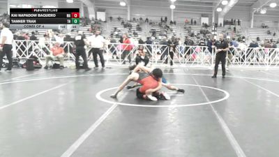 113 lbs Consi Of 4 - Kai Napadow Baquero, MA vs Tanner Tran, TN