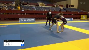 Janette Gloger vs Aleksandra Andric 2024 Pan IBJJF Jiu-Jitsu No-Gi Championship