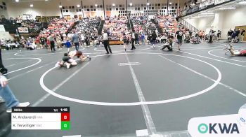 98 lbs Quarterfinal - Malaki Andaverdi, HURRICANE WRESTLING ACADEMY vs Kolten Terwilliger, Salina Wrestling Club