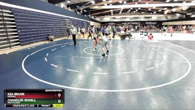 141 lbs Quarterfinal - Asa Brunk, Messiah vs Chandler Sewell, Unattached