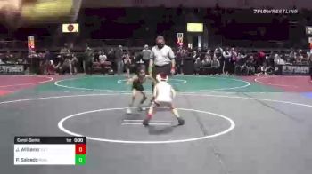 43 lbs Consolation - Jax Williams, Tuff Kidz WC vs Presley Salcedo, Rough House