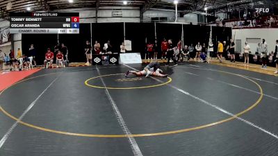 79 kg Champ. Round 2 - Tommy Bennett, Northern Illinois RTC vs Oscar Aranda, West Point Wrestling Club