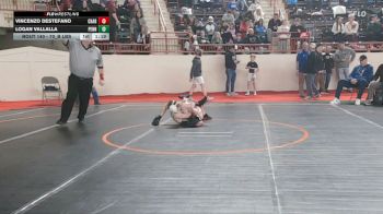 70_B lbs Round Of 32 - Vincenzo Destefano, Charleroi vs Logan Vallalla, Pennridge