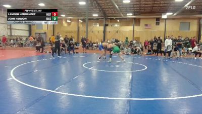 174 lbs Champ. Round 2 - John Rendon, Big Bend Community College vs Landon Hernandez, Westcliff