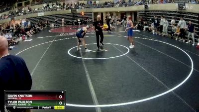 127 lbs Round 3 (4 Team) - Tyler Paulson, LaCrosse Aquinas vs Gavin Knutson, Decorah