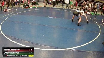 125 lbs Quarterfinal - Atreyu Phillipsen, Delta Wrestling Club vs Landon Conover, Sublime Wrestling Academy