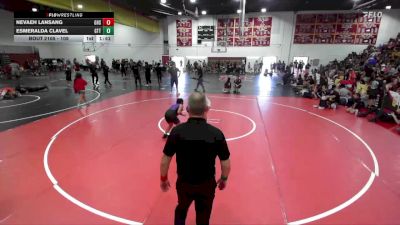 105 lbs Round 1 - Esmeralda Clavel, Grand Terrace Titans vs Nevaeh Lansang, Gahr High School