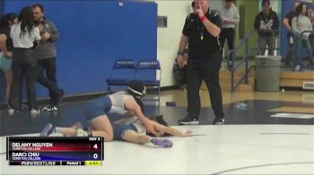 103 lbs Cons. Semi - Delany Nguyen, Cerritos College vs Darci Chiu, Cerritos College