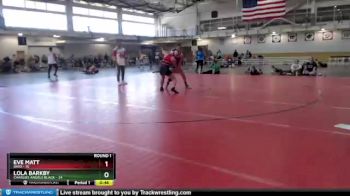 127 lbs Round 1 (4 Team) - Eve Matt, Ohio vs Lola Barkby, Charlies Angels Black