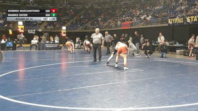 103 lbs Round Of 16 - Dominic Masciantonio, Central Bucks vs Mannix Oster, Beaver