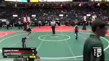 75 lbs Semifinal - Deven Hendershot, CPWA vs Maison Petereit, PCW1