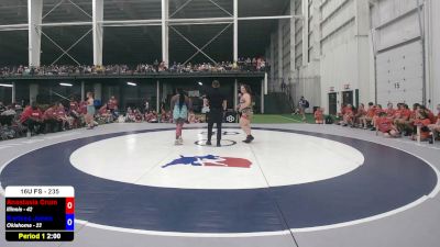 235 lbs Anastasia Crum, Illinois vs Karissa Jones, Oklahoma