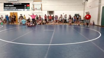 86-90 lbs Champ. Round 1 - Jake Meeks, Lawrence County Knights vs Lennon Janssen, Lincoln Youth Wrestling