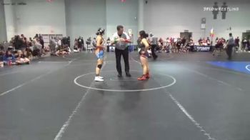 136 lbs Semifinal - Chloe Bruno, Califronia Rebels vs Mariz Soliman, Team Quest