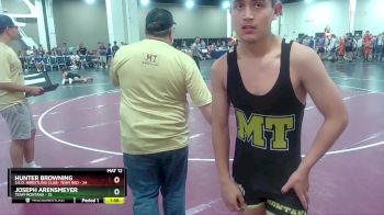 150 lbs Round 1 (6 Team) - Joseph Arensmeyer, Team Montana vs Hunter Browning, S.E.O. Wrestling Club- Team Red