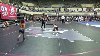 65 lbs Round 2 - Ellie Schmadeke, Waverly Area Wrestling Club vs Quetzally Navarrete, Sarbacker Wrestling Academy