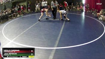 100 lbs Round 4 (6 Team) - Apollo Cardenas, Nebraska Black vs Jack Grygelko, Team USA