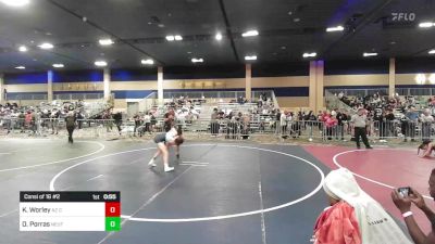 101 lbs Consi Of 16 #2 - Keyara Worley, Az CrossTrained vs Olivia-Grace Porras, Neutral Grounds