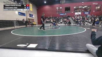 145 lbs 3rd Place Match - Alexandra Ford, Emmanuel University vs Amber Hunter-Snyder, Frostburg State