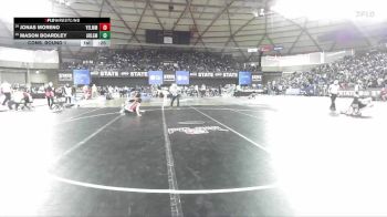 Boys 4A 126 lbs Cons. Round 1 - Jonas Moreno, Yelm vs Mason Boardley, Arlington