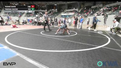 105 lbs Rr Rnd 2 - Tajuan Davis, Team Tulsa Wrestling Club vs Tristan Culton, Pitbull Wrestling Academy