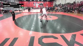 215 lbs Champ. Round 2 - Avery Lane, YORKVILLE (HS) vs Cooper Murray, St. Charles (EAST)