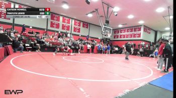 157 lbs Consi Of 16 #2 - Cayson Howell, Kiefer High School vs Traylyn Lewis, Okmulgee