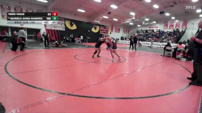 145 lbs Cons. Round 4 - Terri Vinos, Redlands East Valley vs Mariela Avina Ramirez, Rio Mesa