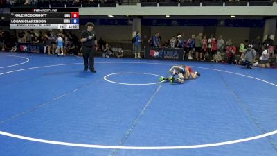67 lbs Cons. Rd Of 16 - Kale McDermott, Colon Wrestling Academy vs Logan Clarendon, Black Fox Wrestling Academy
