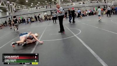 88 lbs Placement (4 Team) - Chris Baldo, Dragons United vs Lucas Huntley, Mat Warriors Black