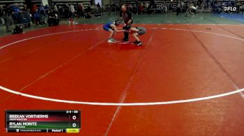 90 lbs Cons. Round 3 - Rylan Moritz, Minnewaska vs Brekan Vortherms, Worthington