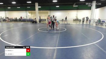 95 lbs Consi Of 8 #2 - Grayson Davis, DE vs Braden Jones, NJ