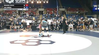 207 lbs Cons. Sub-semis - Brianna White, Colorado vs Ava Gregg, New York