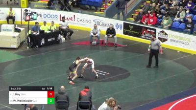 89 lbs Round Of 32 - Jackson Hoy, Trinity vs Warren Woleslagle, Elizabeth Forward