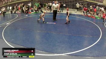 52 lbs Cons. Semi - Xander Merkley, Uintah Wrestling vs Ryker Quinlan, Payson Lions Wrestling Club