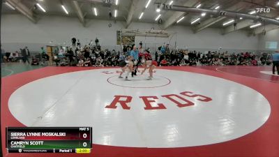 145 lbs 1st Place Match - Camryn Scott, Chatfield vs Sierra Lynne Moskalski, Loveland