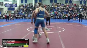 150 lbs Cons. Round 4 - Braxton Frisch, Mohawk vs Liam Tollstam, Anthony Wayne