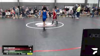 70 lbs Round 5 - Beau Benthin, Askeo International Mat Club vs Aiden Hiebert, Thunder Mountain Wrestling Club