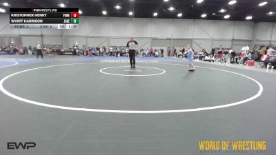 49 lbs Rr Rnd 1 - Kristopher Henry, Powerhouse Elite 9u vs Wyatt Harrison, Jokers 9U