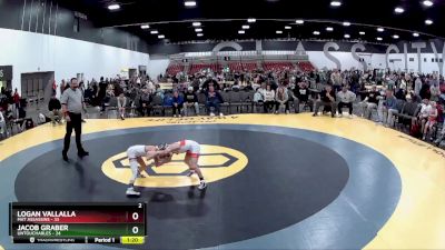 60 lbs Round 1 (8 Team) - Logan Vallalla, Mat Assassins vs Jacob Graber, Untouchables