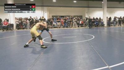 95 lbs Round Of 64 - Mason Irwin, NJ vs Mason Pederson, FL