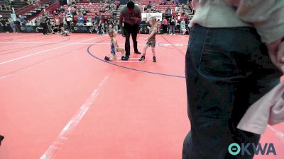 37 lbs Rr Rnd 5 - Karter Ailey, Blackwell Wrestling Club vs Payslinn Anson, Newkirk Takedown Club