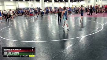 113 lbs Round 1 (8 Team) - Dominick Morrison, MAWA Blue vs Michael Santoro, Carolina Exteme Black