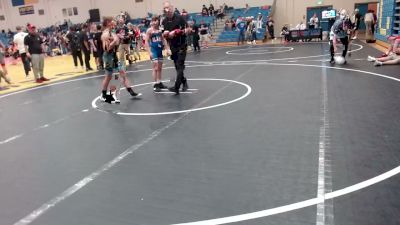 100 lbs 3rd Place Match - Daniel Duke, Declo Stingers vs Ryder Zickgraf, Fighting Squirrels Wrestling Club