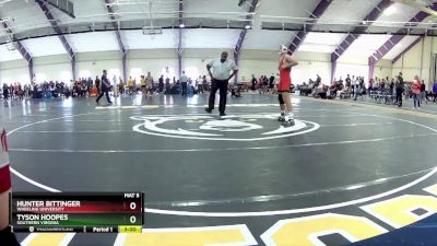 174 lbs Cons. Round 3 - Tyson Hoopes, Southern Virginia vs Hunter Bittinger, Wheeling University