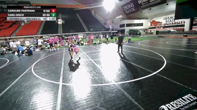 105 lbs Carli Sisco, Oklahoma 2 HS Girls vs Caroline Pastrana, Utah HS Girls