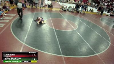 71 lbs Cons. Round 3 - Addie Lunn, Wisconsin vs Jaxon Haluptzok, Anoka Youth Wrestling