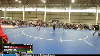 85 lbs Cons. Round 3 - Zak Wood, Sandpoint Middle School vs Ryston Keslar, Middleton Middle School