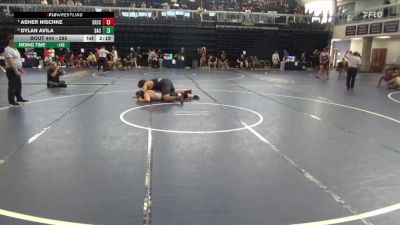 285 lbs Quarterfinal - Dylan Avila, Santa Ana College vs Asher Nischke, Santa Rosa Junior College